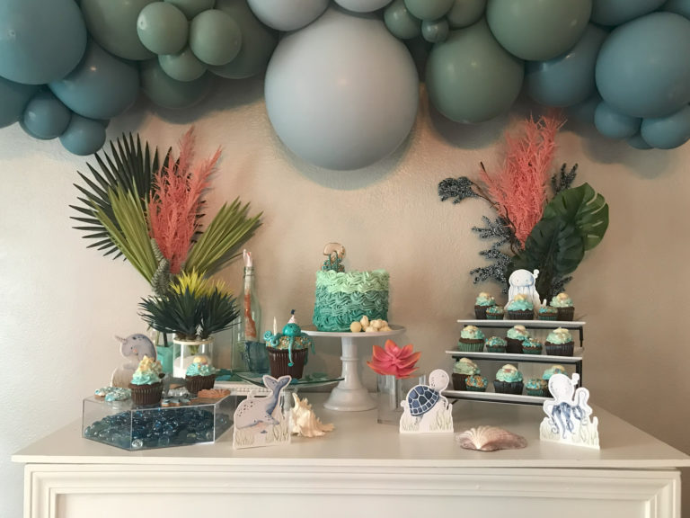 Themed Party Planning that bundles balloons and desserts