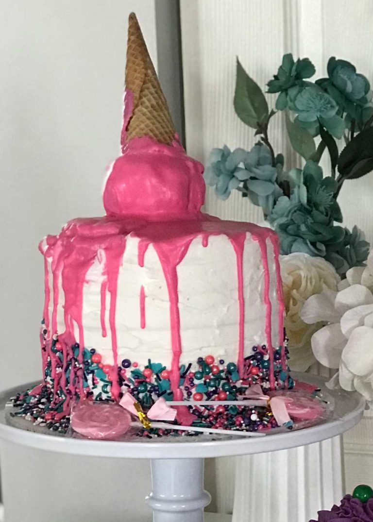 ICE CREAM THEMED DECORATED CAKE