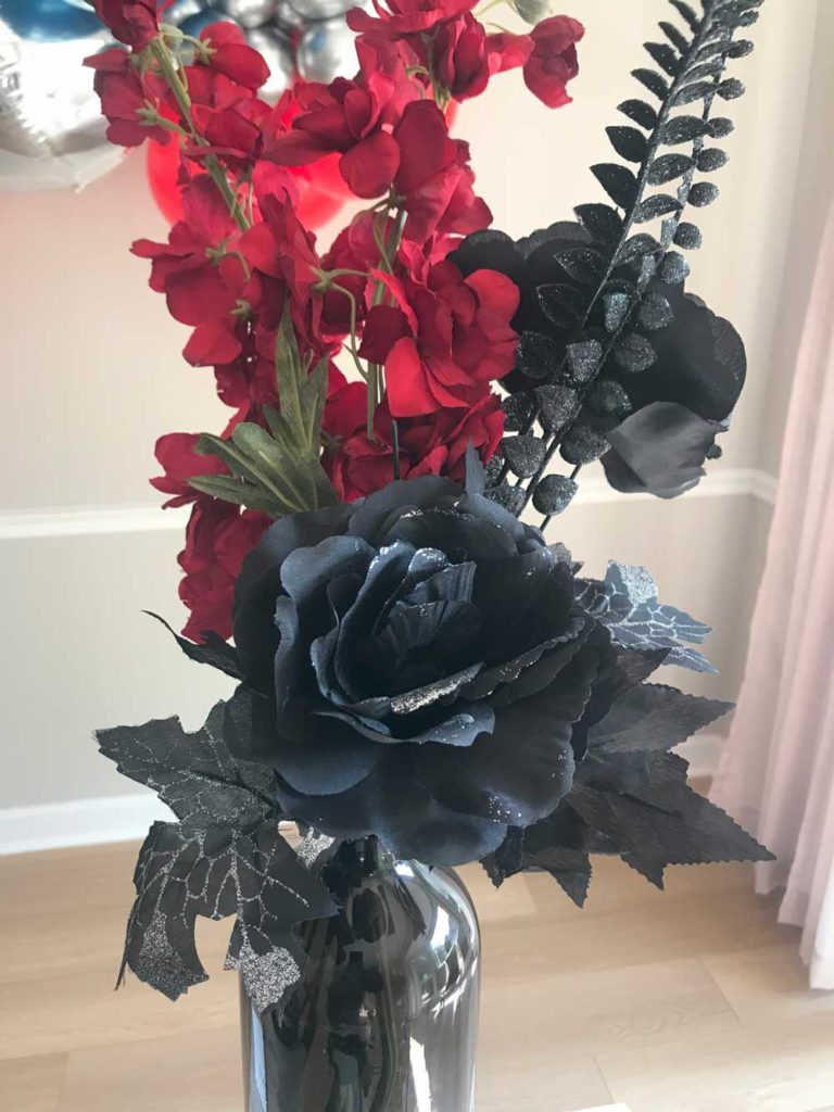 SPIDERMAN THEMED FLORAL ARRANGEMENT