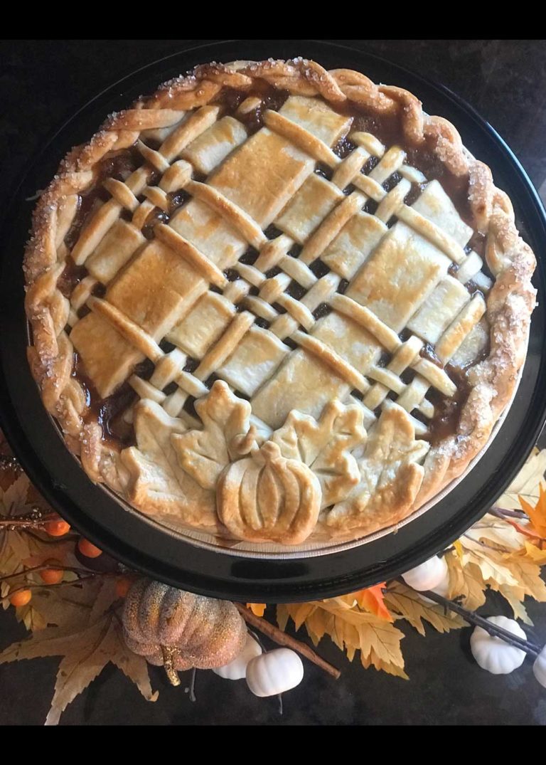 APPLE PIE WITH LATTICE CRUST